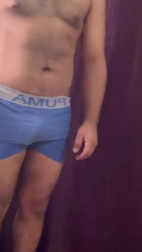 Straight Friend first time In Underwear Big Monster Cock   Clip 1
