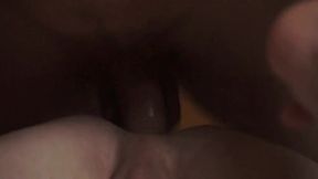 Muscular man analizes blonde femboy