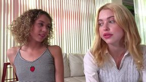 Allie Addison &amp; Chloe Cherry in the Good Little Jerkoff Helper