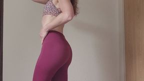 My Sexy Ass-Hugging Try-On Haul with Three Tight Leggings