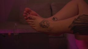 Fetiche de pies en mi master class