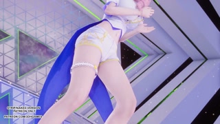 [MMD] LEE SUHYUN - ALIEN Seraphine Sexy Kpop Dance League Of Legends Uncensored Hentai 4K