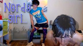 Nerdy Girl Photo Shoot