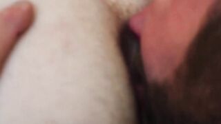 "Bear's Bottom Rimjob & Deep Anal Pounding - Chubby Daddy Fucks Fat Boy"