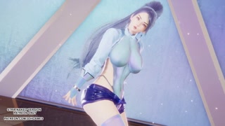 [MMD] IVE - ELEVEN Ahri Kaisa Seraphine Sexy Kpop Dance Uncensored Hentai