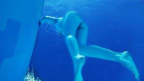 Swimming in a bikini