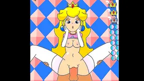Peach Seduces Mario with Hot Blowjob Rough Ass Play - Cartoon Porn Adventure