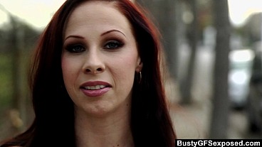 BustyGFS - White Skinned Gianna Michaels With Big Tits Takes A BBC