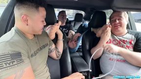 Blonde Gay Ryder Laughs Loudly As His Feet Gets Tickled