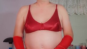 Exploring pleasure: satin masturbation and butt plug