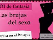 JOI fantasía medieval - Pillados en el bosque.