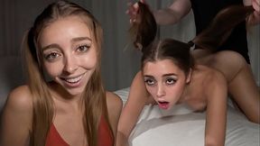 Spanish Teen Gets Manhandled by Her Roommate