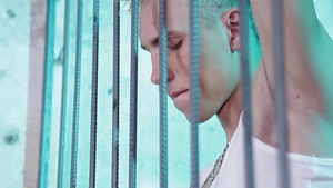 Blondie's Hole Fills with Cum from Guard's Cock