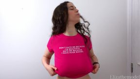 T-shirt Try on Edging Challenge