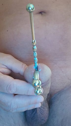 Sissy fucks her dick