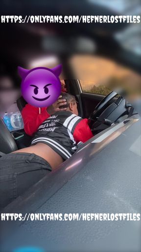 Big Lip Big Titties Suck Dick in the Car