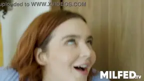 Naughty MILF Natasha Gets Surprise Fuck from Stepson while Buddy Watches On