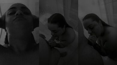 My friend's brother barged into my shower - I sucked his delicious cock - I took his dick in my pussy until he came.