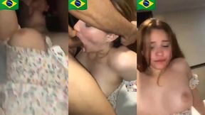 nos pegamos a anfitria brasileira que exagerou na bebida