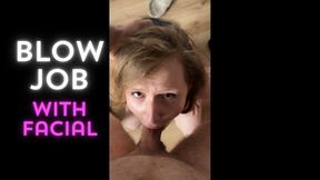 Blowjob and facial cumshot 2