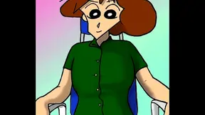 Shin-chans Naughty Adventure with Misaes Busty Charm in Hot Hentai Fantasy