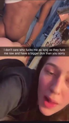 Slutty amateur cheats with BBC in humiliating scene
