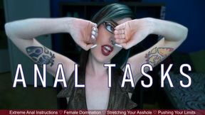 ANAL TASKS - Remaster - Extreme Anal Instructions by Miss Faith Rae with Female Domination and Anal Stretching Instructions - 4k
