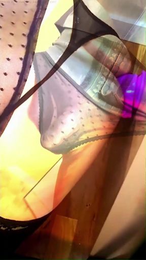 Sissyslut Kandi Gets Plowed By Her Thick Purple Dildo PMV