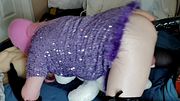 Thicc Crossdressing Cum Whore Gags & Destroys Ass Dildo SPITROAST