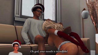 BIG TIT MILF GETS TITTY FUCKED BY HORNY MALE NIEGHBOR - SIMS 4