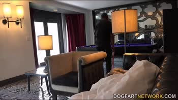 Chloe Chaos Tempted by Two Hung Black Stallions