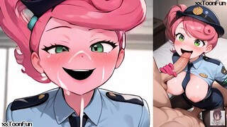 Poppy playtime anime porn anime - MM Long Gams costplay Police cartoon