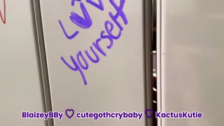 Cute Goth Girls Desperate To Piss Watch Each Other Pee