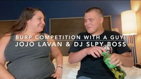 My first ever burp contest with a guy!! Who will win???
