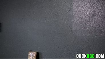 Busty black MILF gets an anal bang while her cuckold hubby watches