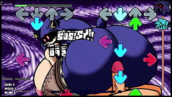 Sexy FNF Sonic Exe mod with big cock and thick thighs
