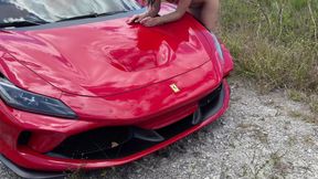 College Babe Ivy Ireland Cheats on Her Boyfriend with Rich Guy Teddy Tarantino in His Ferrari