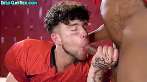 Locker Room Ir Stud Barebacked By Black Sportive Top