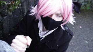 NagisaIf gets caught giving BJ in public to Castleman's big cock