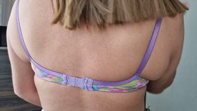 Sexy Vintage Bra, 90s Vsectret, Satin, Caressing My Soft Tits