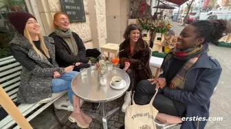 German Lesbian Duo Play with Toys in Public During Raw BTS