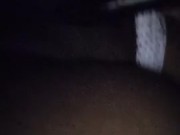 Sneaky undercover pussy play next to boyfriend mini clip