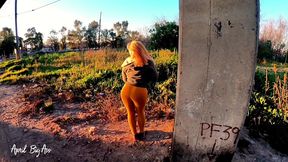 drinking liters of pee in the street with my stepfather, yellow pee and in public!!!