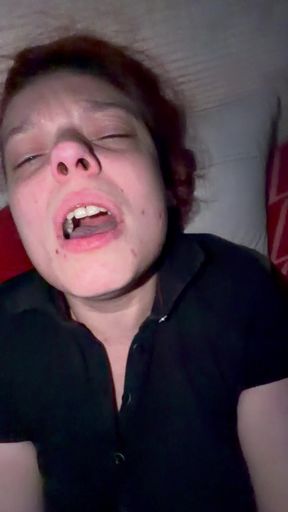 The redhead and her wet pussy