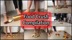 SEXY GIRLS CRUSHING FOOD UNDER THEIR FEET BEST OFF - MP4 Mobile Version