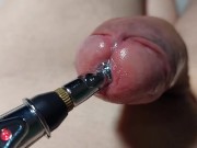 Electro Stimulation urethral of the penis.... Part 2 .Culmination
