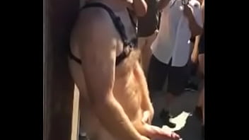 Folsom Street Fair Hot Guy Big Dick Public Jerk Off Cum Load Bigolthickone