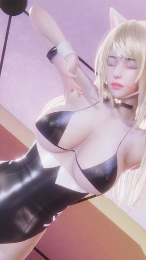 Chung Ha - Stress - Ahri Sexy Striptease