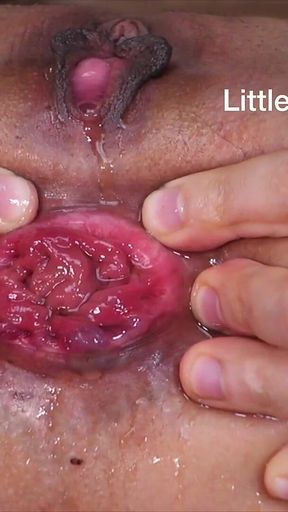 Gape Pink Prolapse Stretch Skinny Asian