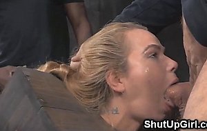 Teen Bound In A Box Gets Pulverized!